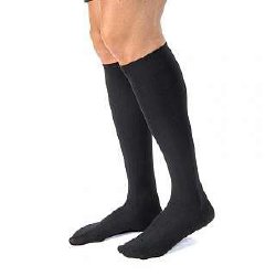 Compression Socks JOBST® for Men Casual Knee High X-Large / Full Calf Black Closed Toe - 113103