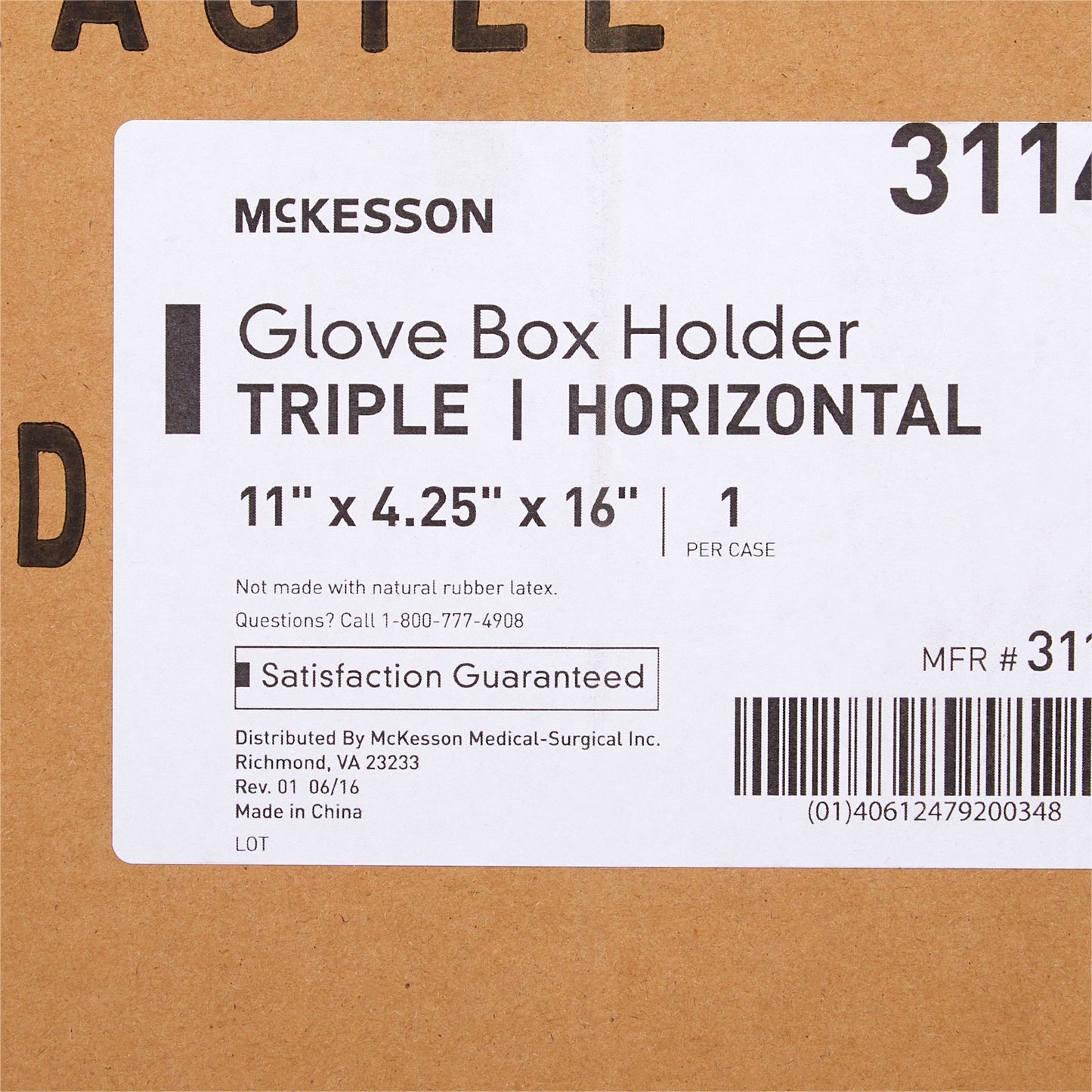 McKesson Glove Box Holder 3114