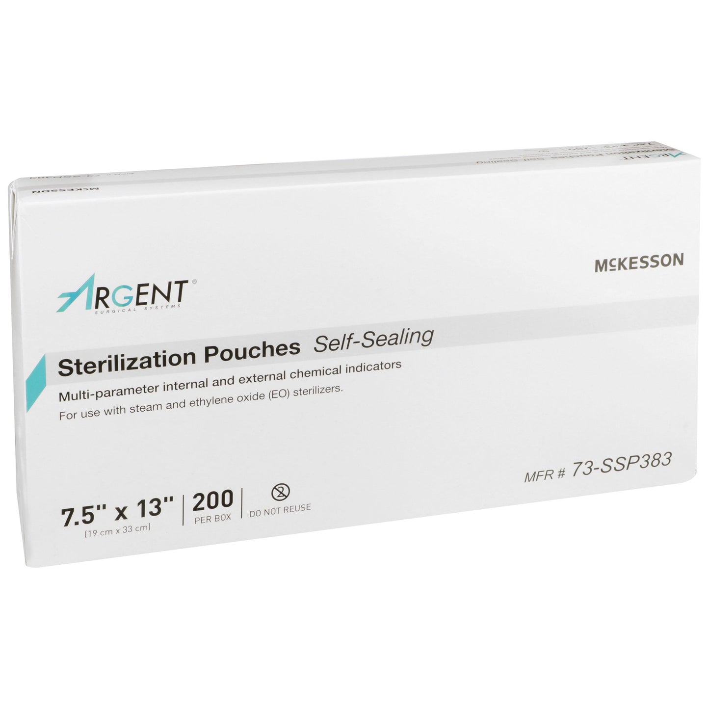 McKesson Argent® Sure-Check® Sterilization Pouch, 7½ x 13 Inch 73-SSP383