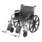 McKesson Bariatric Wheelchair, 22 Inch Seat Width 146-STD22ECDDA-ELR