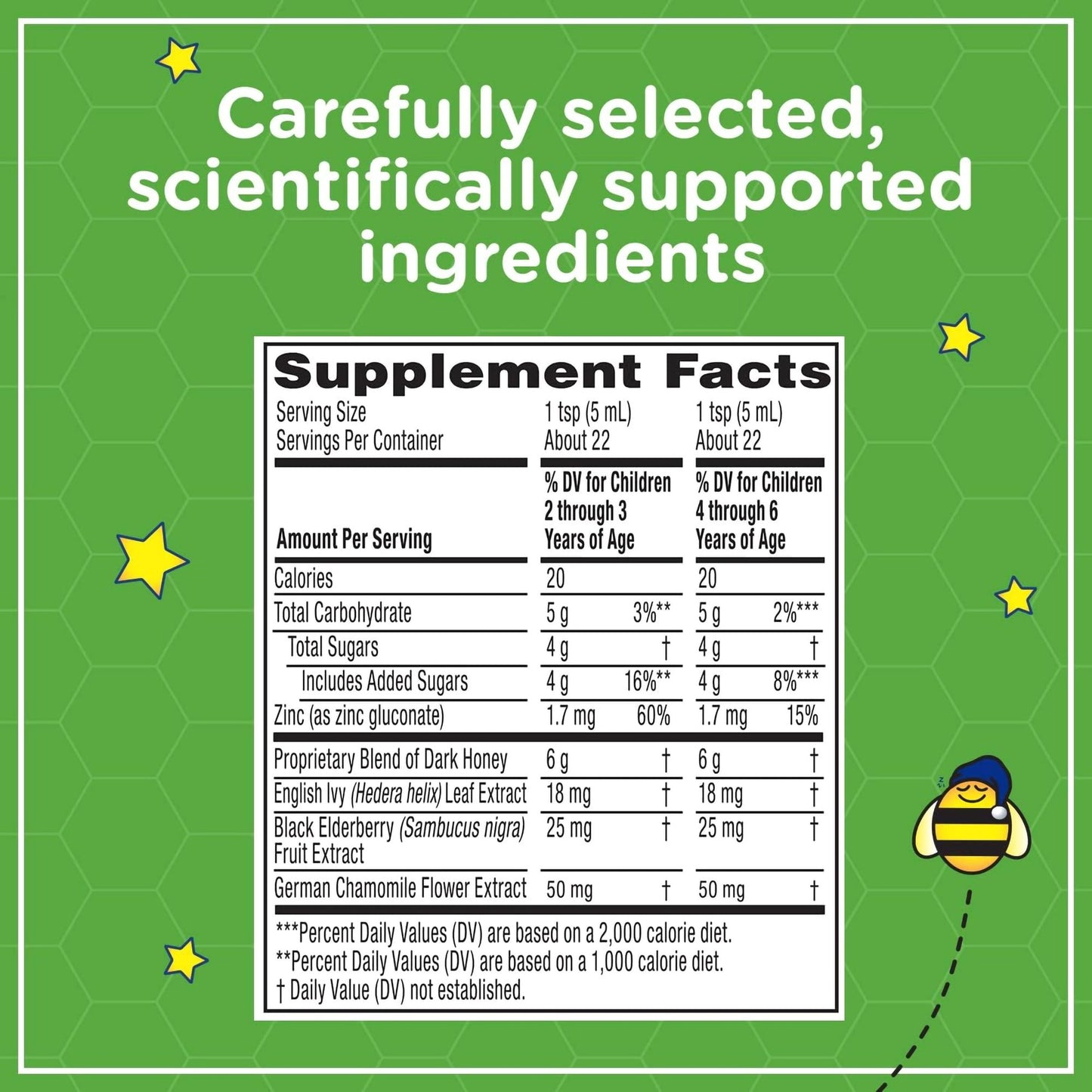 Zarbee's Children's Nighttime Cough Syrup + Mucus, Mixed Berry Flavor 30045066404