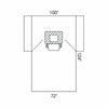 O&M Halyard Inc Halyard Sterile Chest Surgical Drape, 100 W x 72 W x 124 L Inch 89227, Case of 12