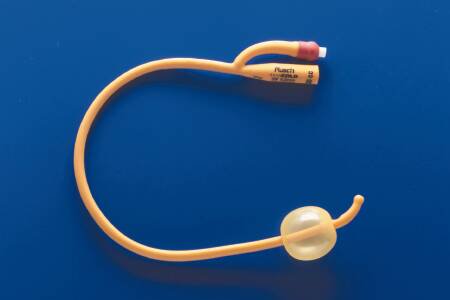 Foley Catheter Rusch PureGold® 2-Way Coude Tip 30 cc Balloon 18 Fr. Latex - 318318