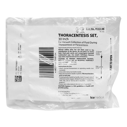 Thoracentesis Set Portex® Single Use - 4653-48