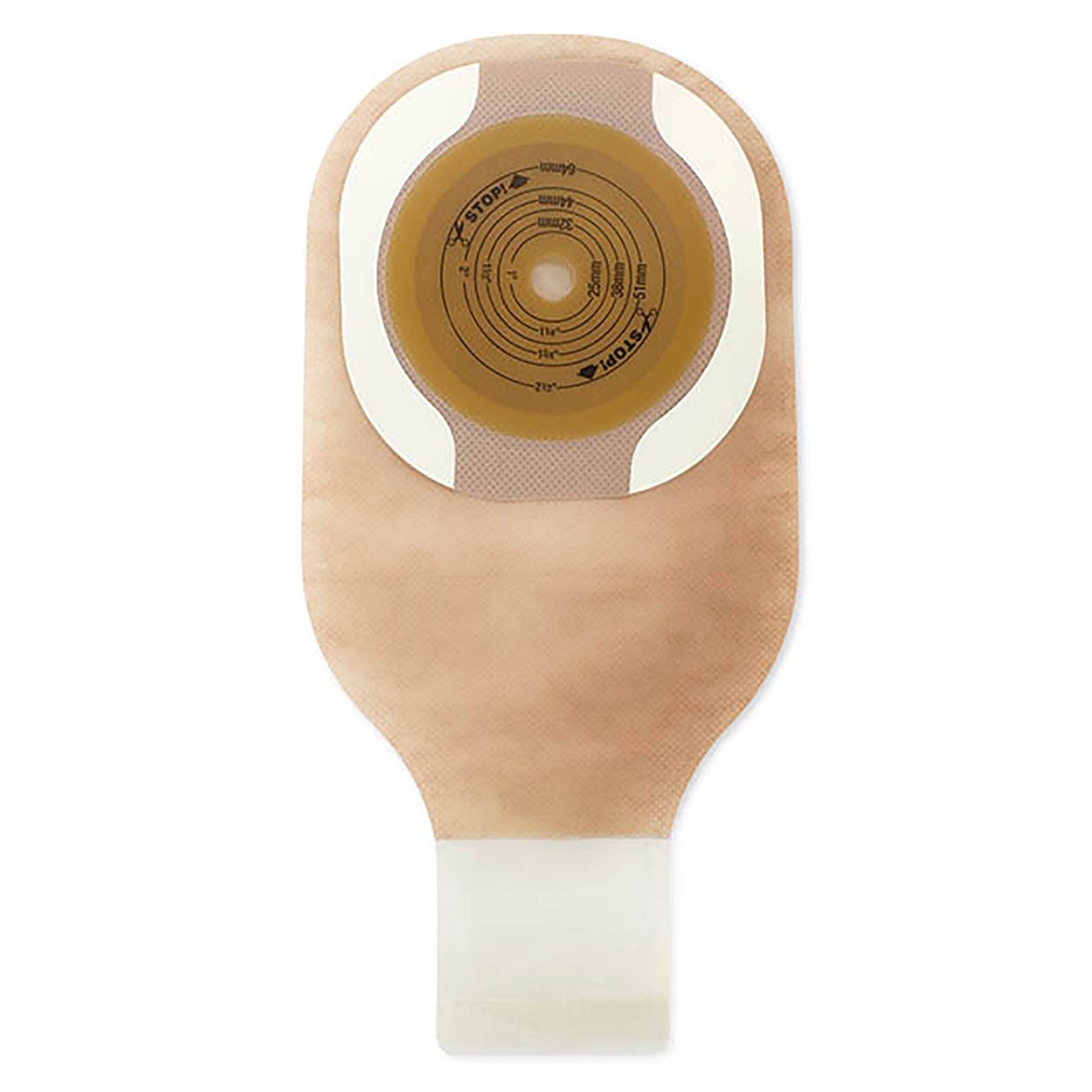 Premier™ One-Piece Beige Ostomy Pouch, Cut to Fit Stomas up to 64 mm 8371