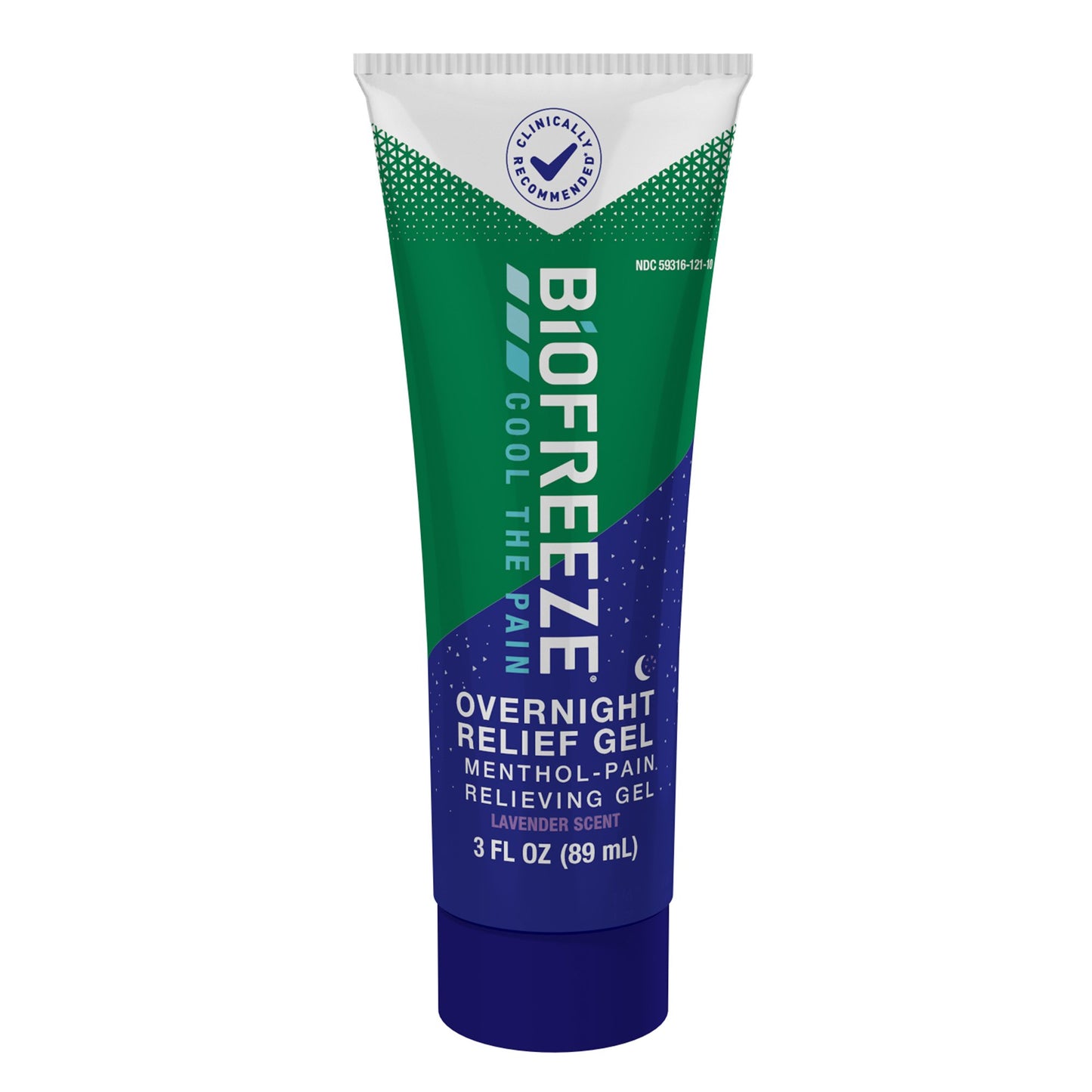 Biofreeze Overnight Relief Menthol Pain-Relieving Gel, Lavender Scent 3250729