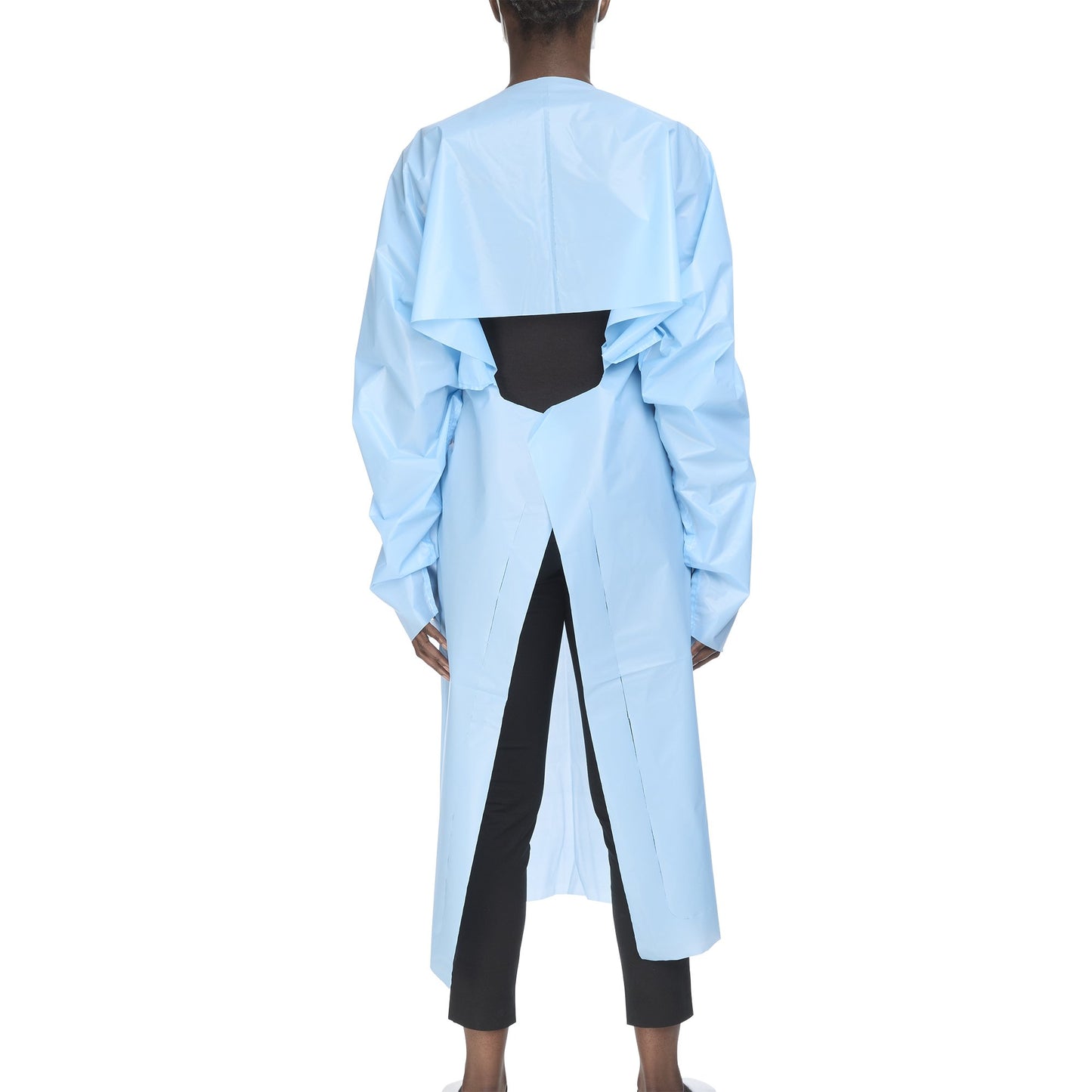 McKesson Open Back Over-the-Head Protective Procedure Gown, Universal, Blue 18-8576A