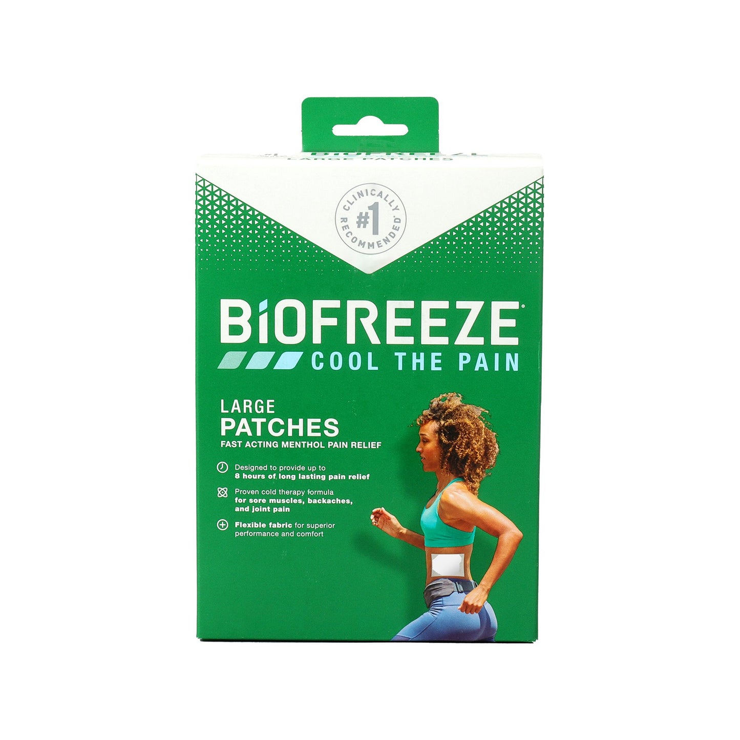 Topical Pain Relief Biofreeze® 5% Strength Menthol Patch - 3210136