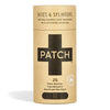Adhesive Strip Patch™ 3/4 X 3 Inch Bamboo s/b Bamboo / Charcoal Rectangle Tan Sterile - 35134700006