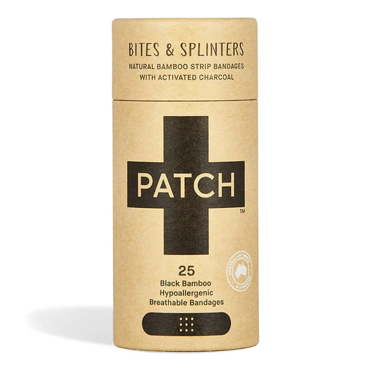 Adhesive Strip Patch™ 3/4 X 3 Inch Bamboo s/b Bamboo / Charcoal Rectangle Tan Sterile - 35134700006