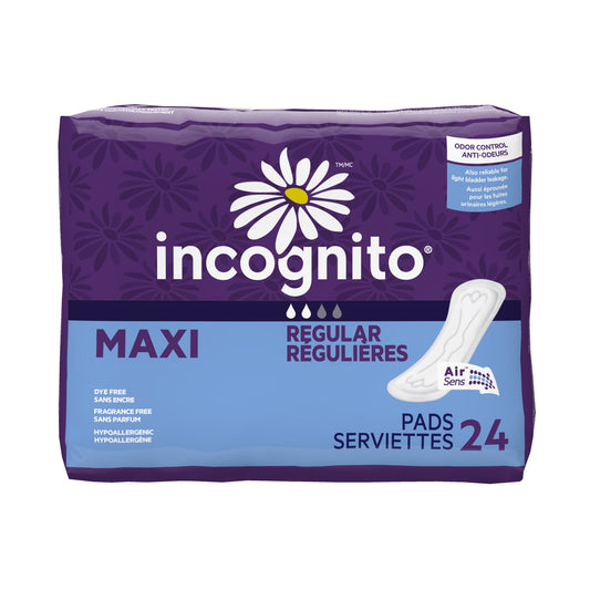 Feminine Pad Incognito® Maxi Regular Absorbency MC-201