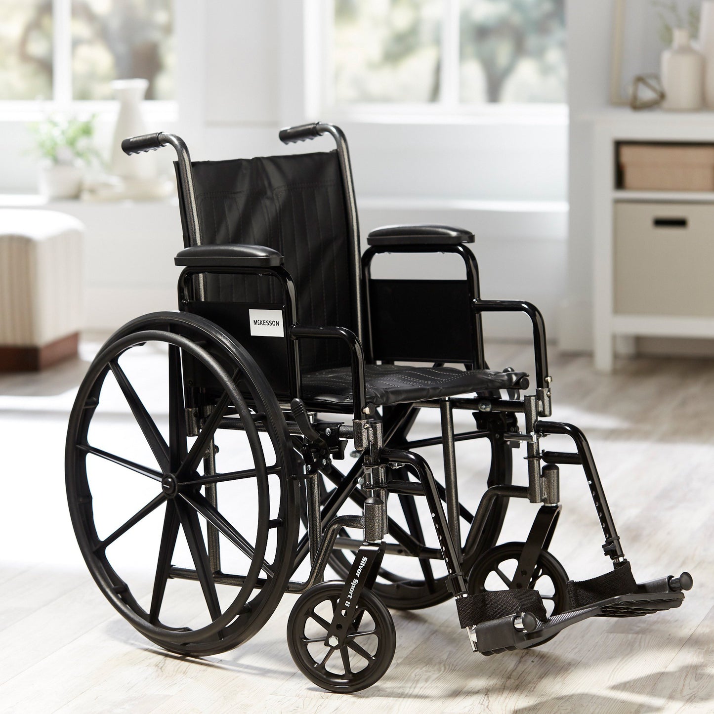McKesson Wheelchair, 16 Inch Seat Width 146-SSP216DDA-SF