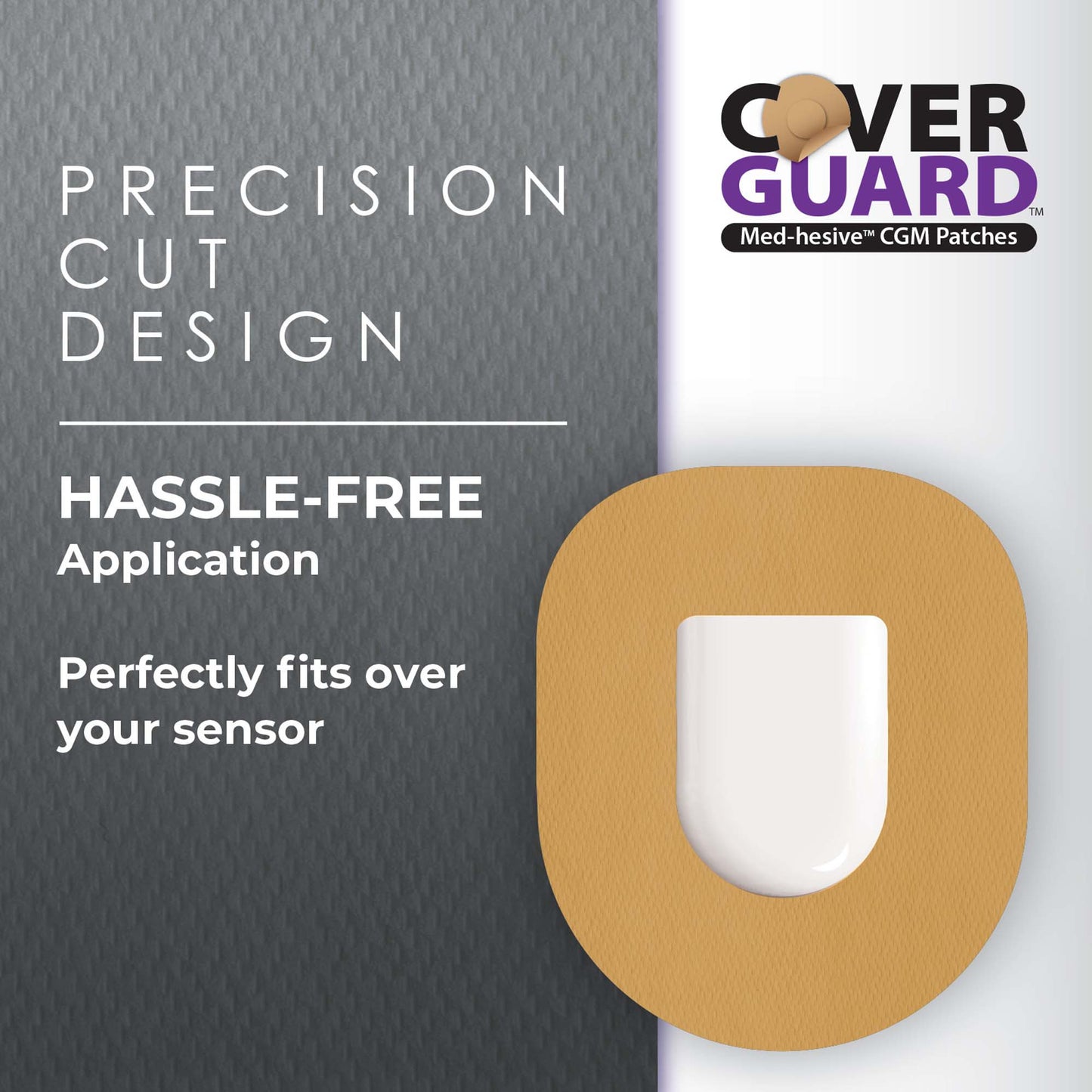 Sensor Overpatch CoverGuard Tan For Omnipod 5 Sensor 101-300T