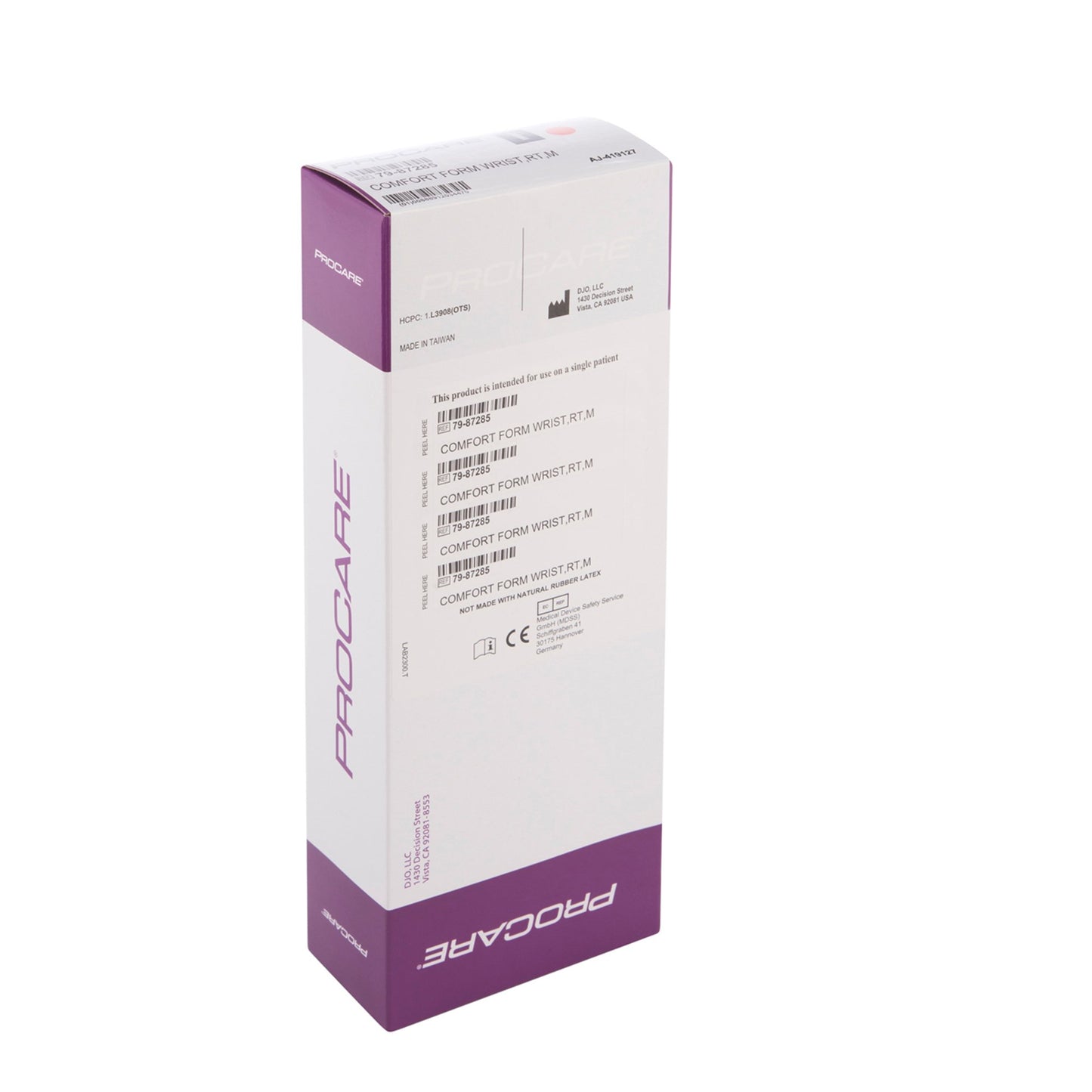 ProCare® ComfortForm™ Wrist Brace with Palmar Stay, Aluminum/Foam/Lycra, Black 79-87285