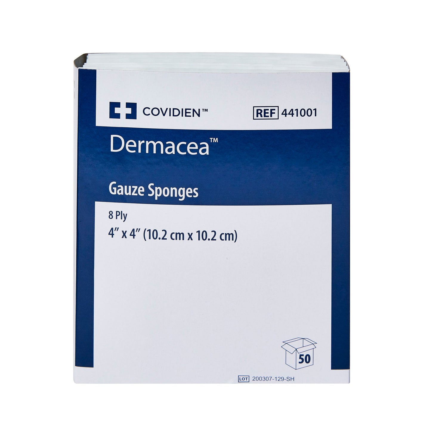 Dermacea™ Sterile Gauze Sponge, 4 x 4 Inch, 8-Ply 441001
