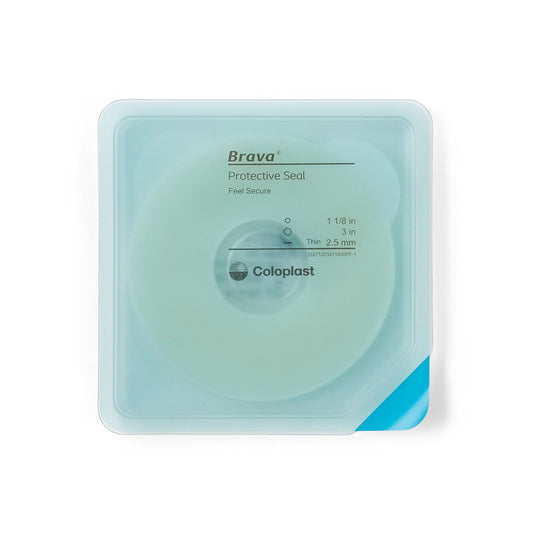 Ostomy Seal Brava® Thin 1-1/8 (27 mm) Stoma 3 Inch (76 mm) - 12033