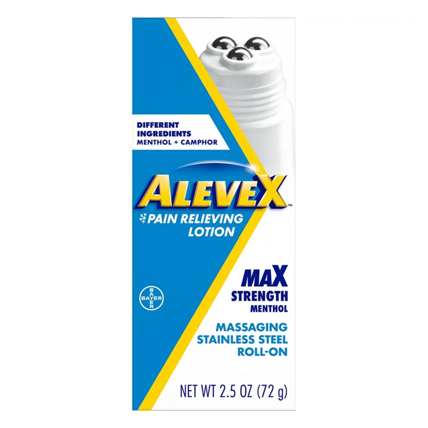 Aleve X Pain Relieving Lotion Max Strength Menthol, 2½-ounce roll-on bottle 00280005001