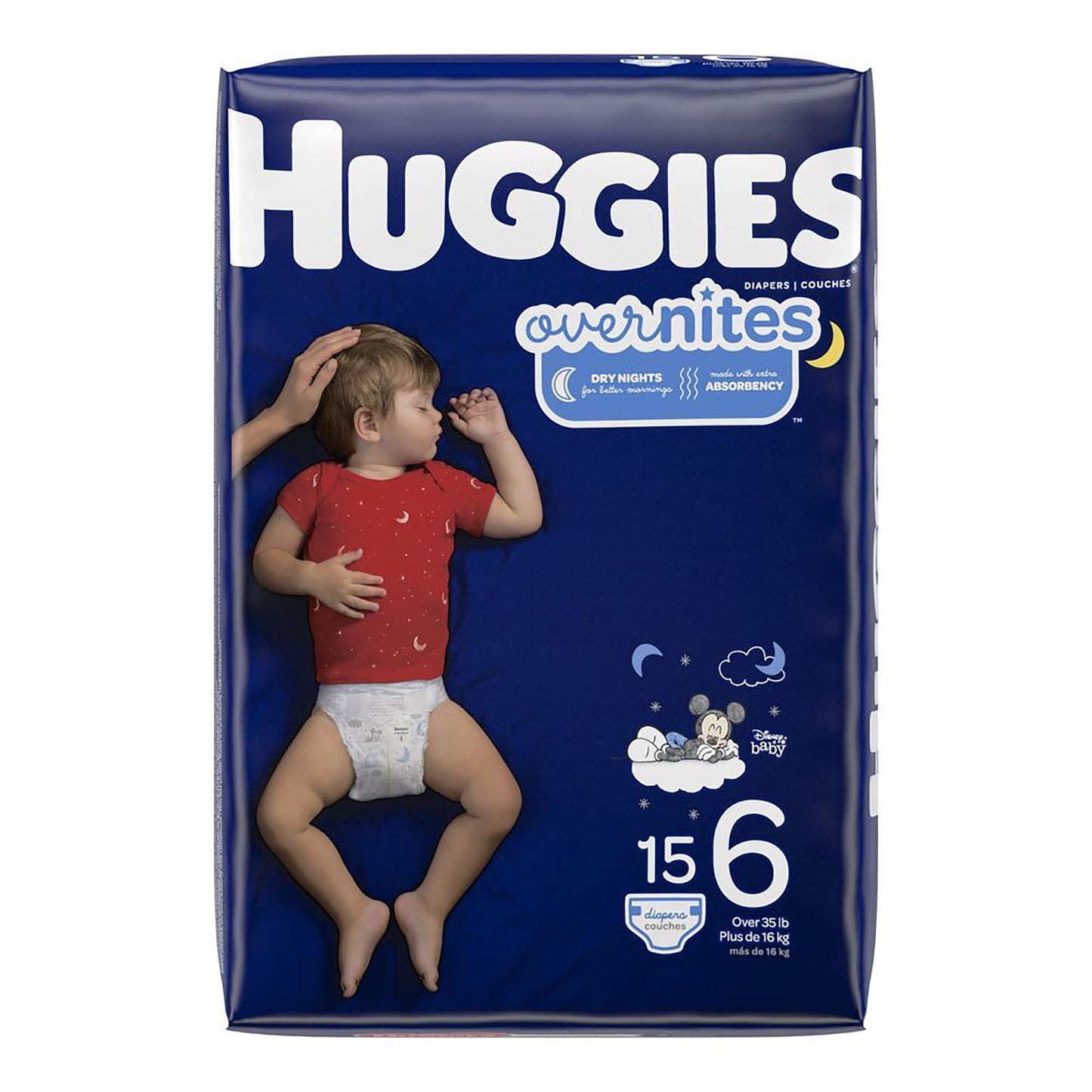 Huggies® OverNites Diaper, Size 6 49541
