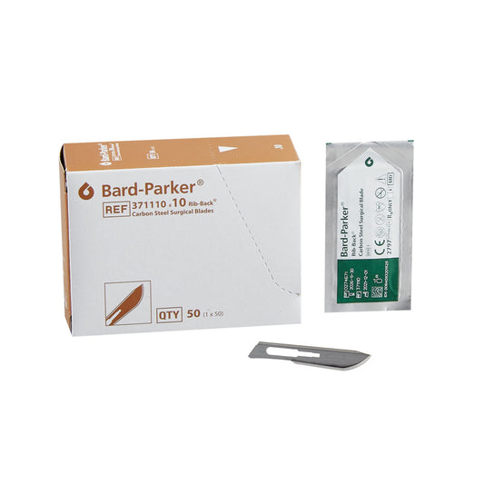 Surgical Blade Bard-Parker® Rib-Back® Carbon Steel No. 10 Sterile - 371110