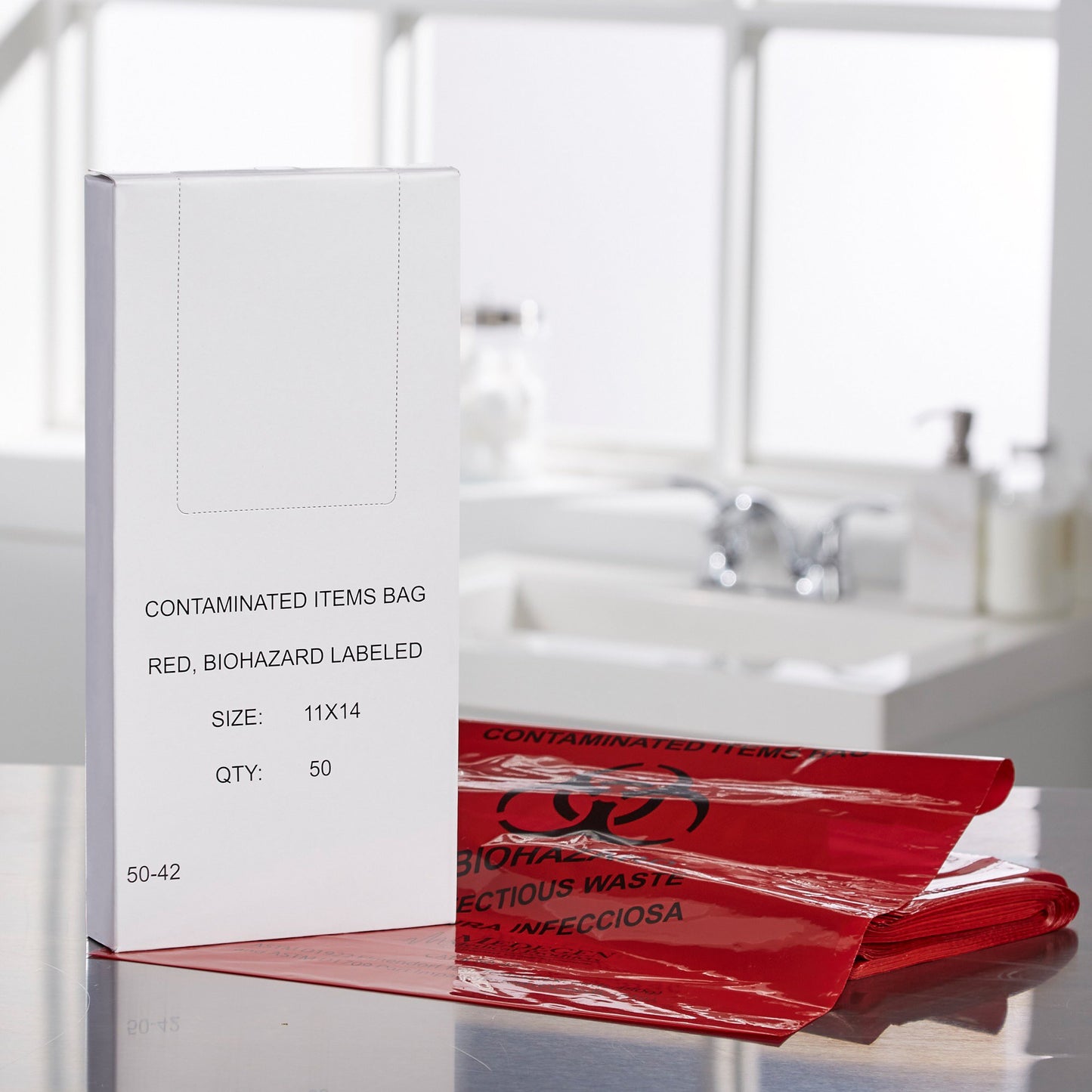 McKesson Biohazard Waste Bag, 1 – 3 gallon 03-5042