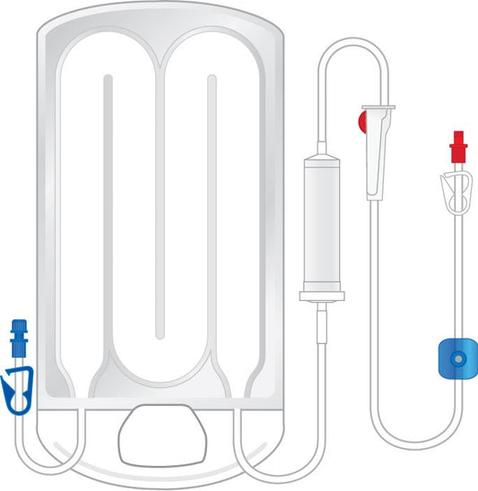 Fluid Warming Set Ranger™ Pump 1 Port 9,000 mL / Hr Drip Rate Without Filter 30 Inch Tubing Blood / Solution - 24200