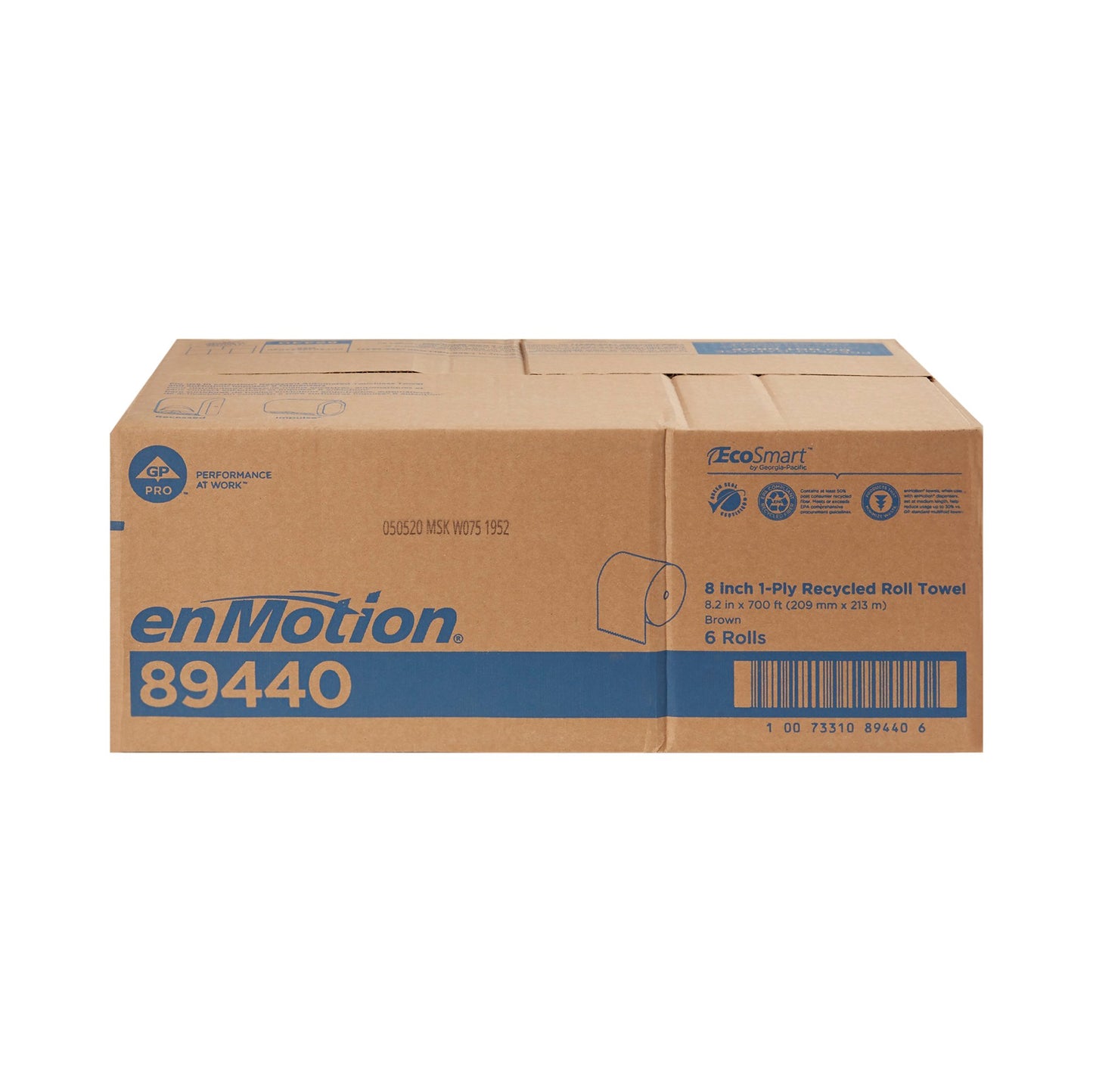 enMotion® Brown Paper Towel, 8-1/5 Inch x 700 Foot, 6 Rolls per Case 89440