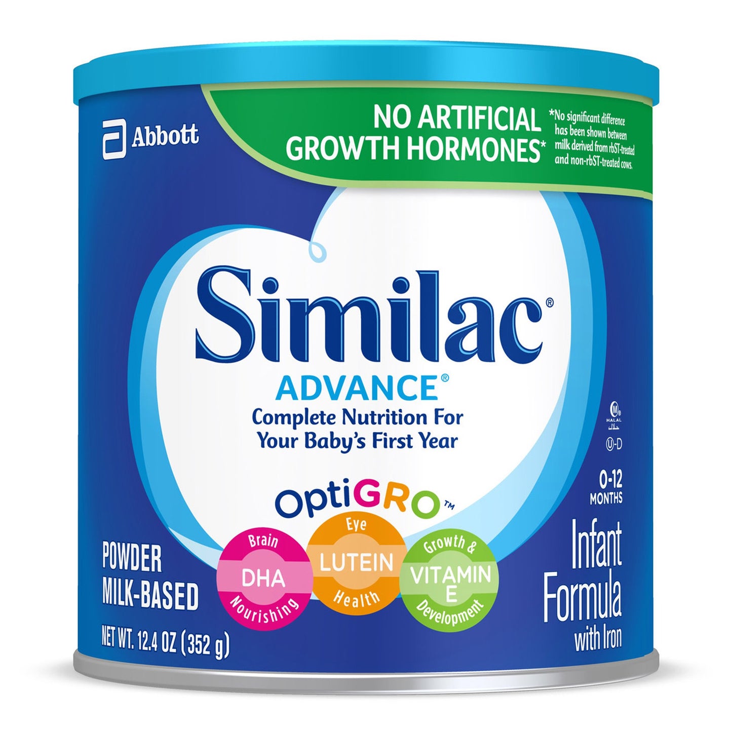 Infant Formula Similac® Advance® Unflavored 12.4 oz. Can Powder Iron - 55957
