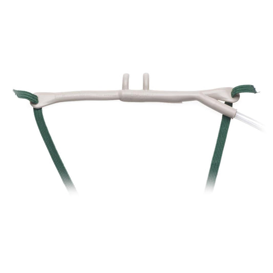 Nasal Cannula Hudson RCI® Adult Curved Prong / NonFlared Tip 7 Foot O2 Line - HUD1102