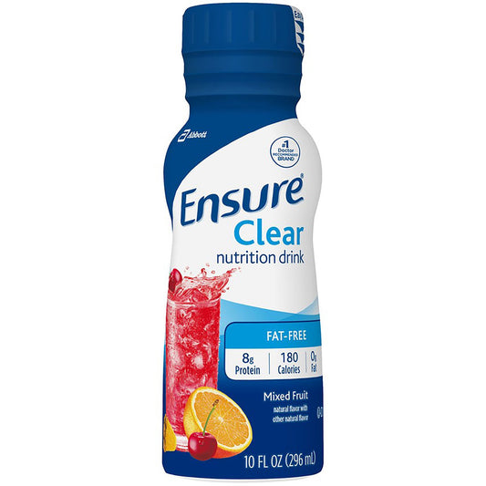 Ensure® Clear Therapeutic Nutrition, Mixed Fruit, 10-ounce bottle 62479