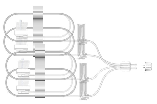 EMED Technologies Sub-Q Subcutaneous Infusion Set SUB-400, Box of 10