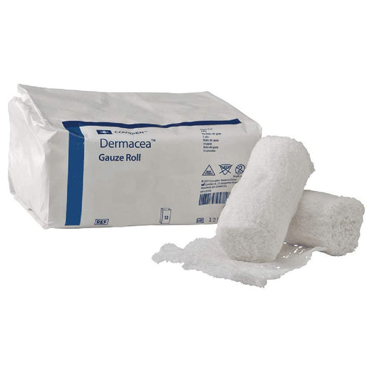Fluff Bandage Roll Dermacea™ 3 Inch X 4-1/8 Yard 3-Ply NonSterile 12 per Pack - 441123