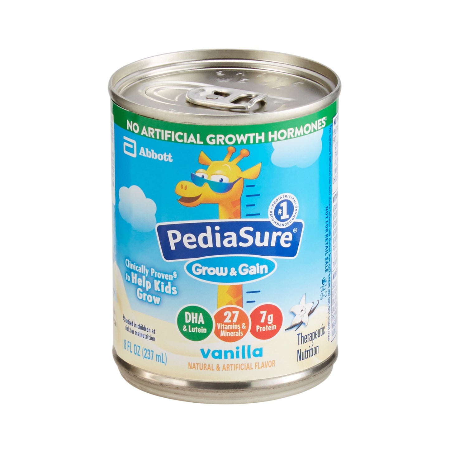 Pediatric Oral Supplement PediaSure® Grow & Gain Vanilla Flavor 8 oz. Can Liquid Calories - 67522
