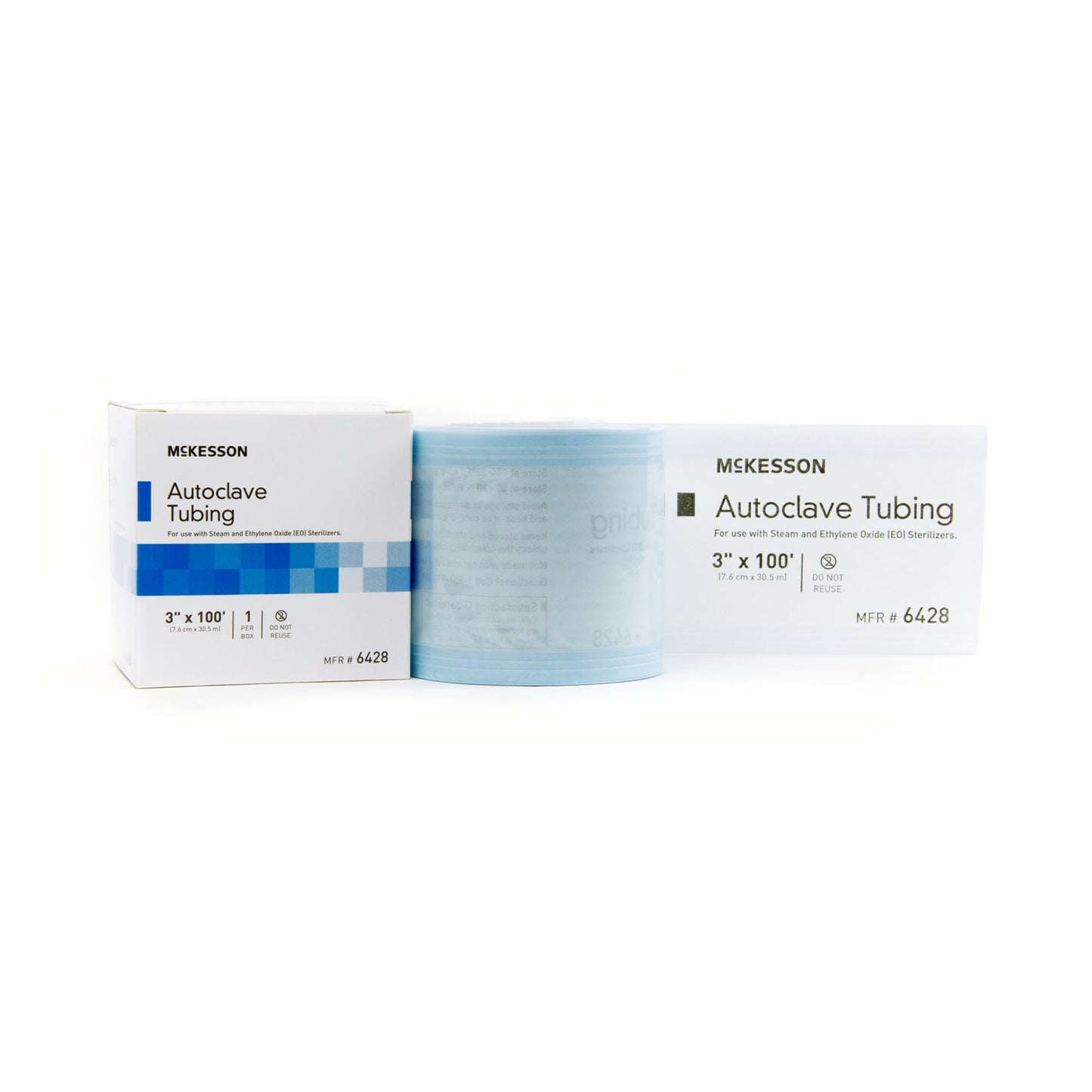 McKesson Sterilization Tubing 3 Inch X 100 Foot - 6428