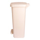 McKesson Waste Can with Step-On Pedal, Plastic, Beige, 15.16 x 14.76 x 26.57 Inch 16-25268