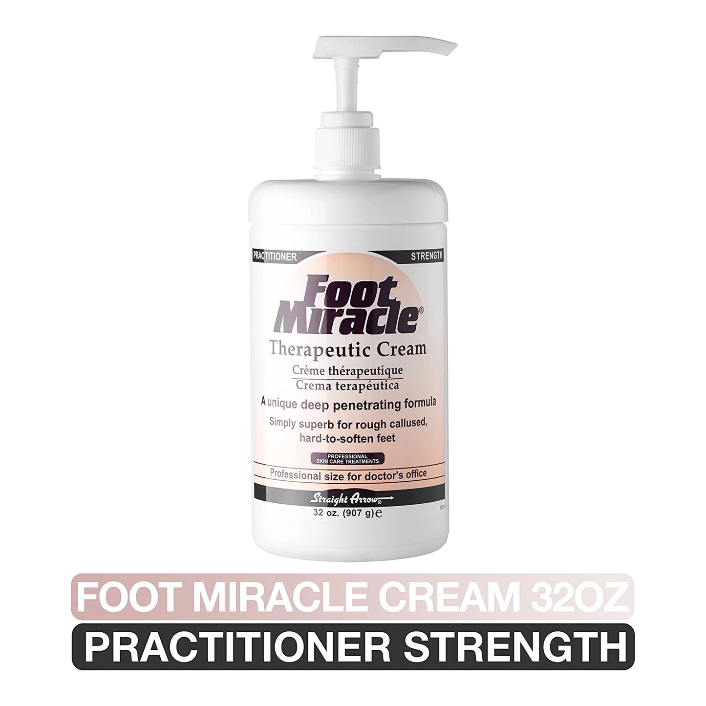 Foot Miracle® Therapeutic Cream, 32 oz. Bottle 60656