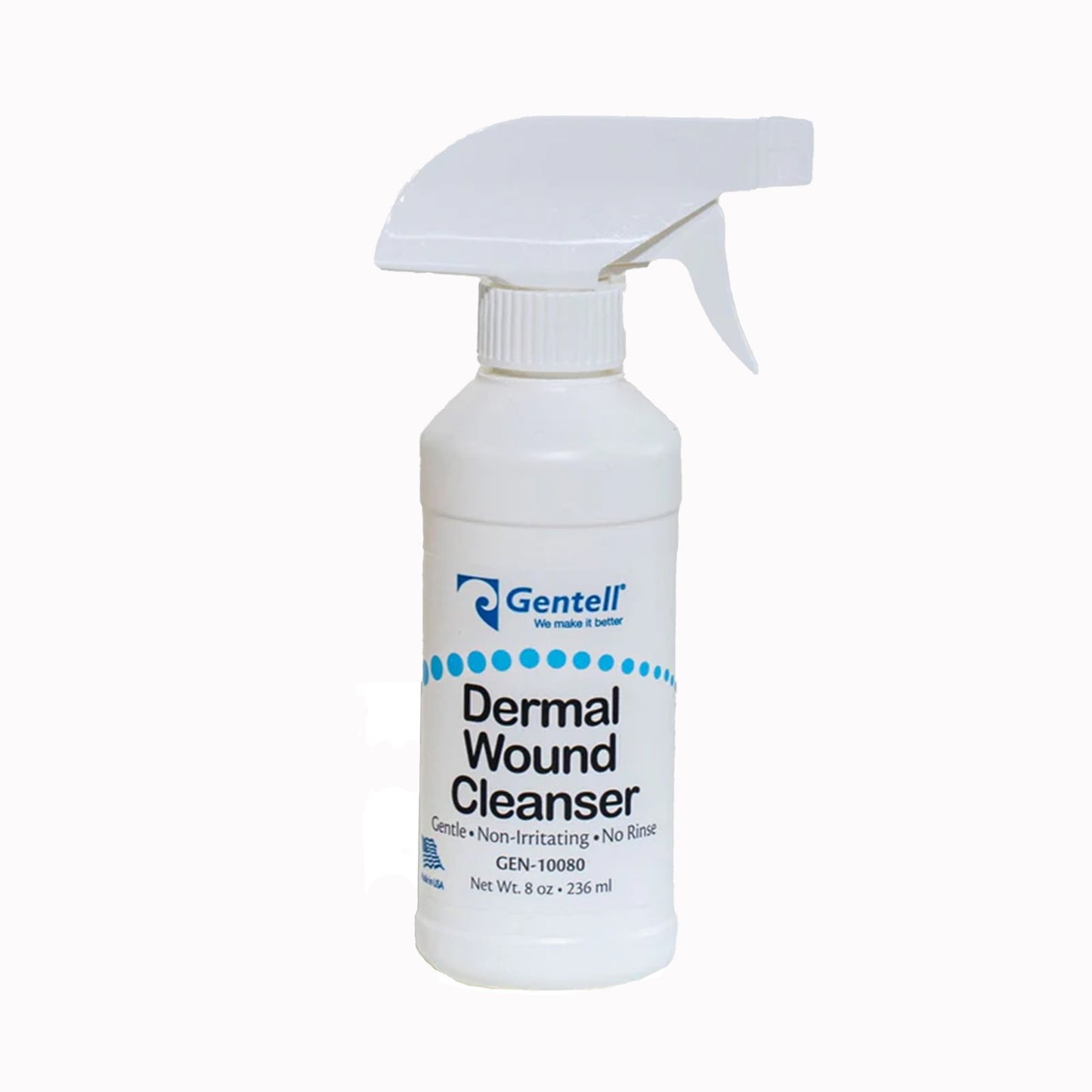 Gentell Gentell Dermal Wound Cleanser, 8-ounce spray bottle GEN-10080C, Case of 6