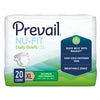 Incontinence Brief Prevail® Nu-Fit® Adult X-Large Unisex Disposable Heavy Absorbency NU-014/2