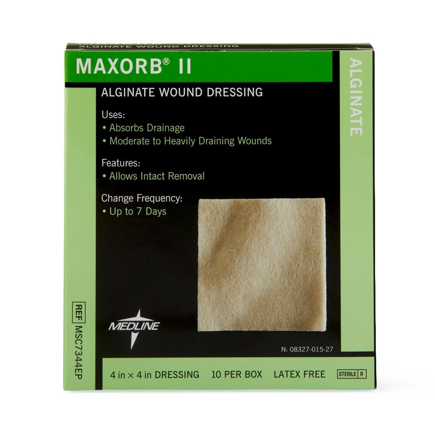 Maxorb® II Alginate Dressing, 4 x 4 inch MSC7344EP