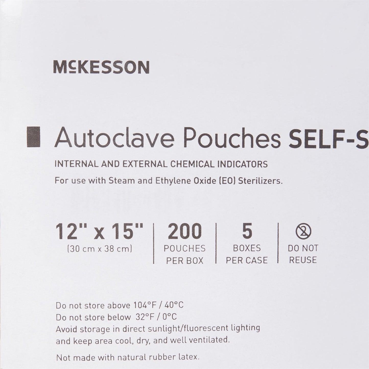 McKesson Sterilization Pouch, 12 x 15 Inch 16-6422