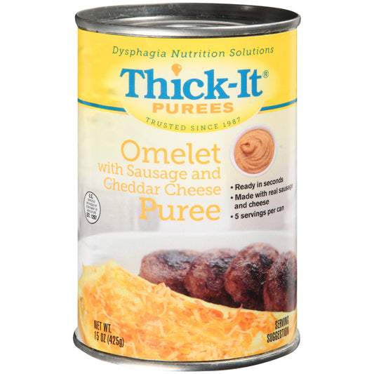 Thickened Food Thick-It® 15 oz. Can Sausage / Cheese Omelet Flavor Puree IDDSI Level 4 Extremely Thick/Pureed - H315-F8800