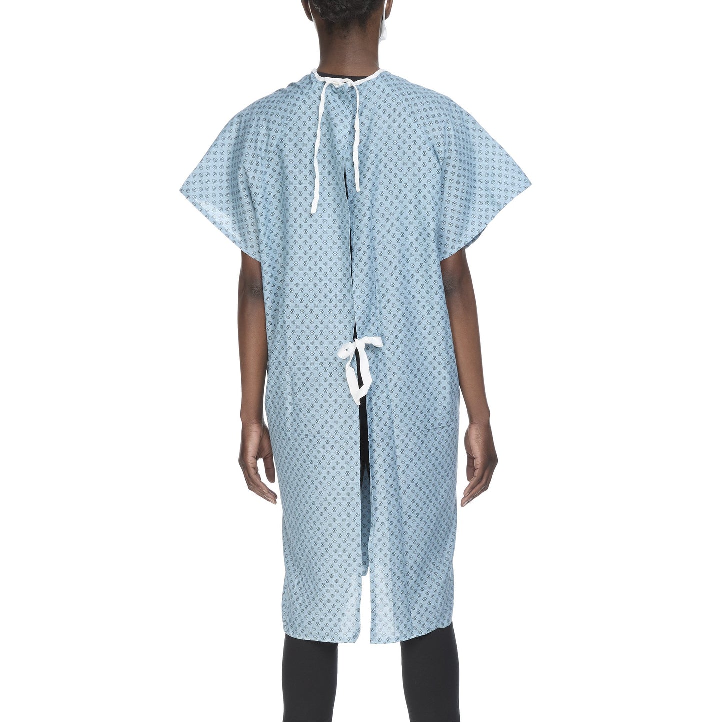 Reusable Patient Exam Gown, One Size Fits Most, Blue V61-0100PT