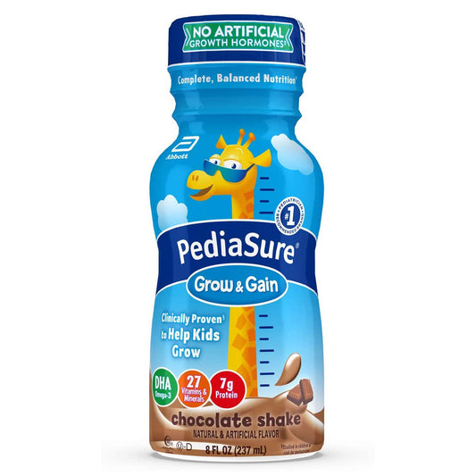 PediaSure® Grow & Gain Chocolate Shake, 8-ounce bottle 58058