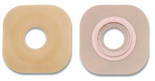 Ostomy Barrier New Image™ Flextend™ Precut, Extended Wear Without Tape 57 mm Flange Red Code System Hydrocolloid 1-1/2 Inch Opening - 16108