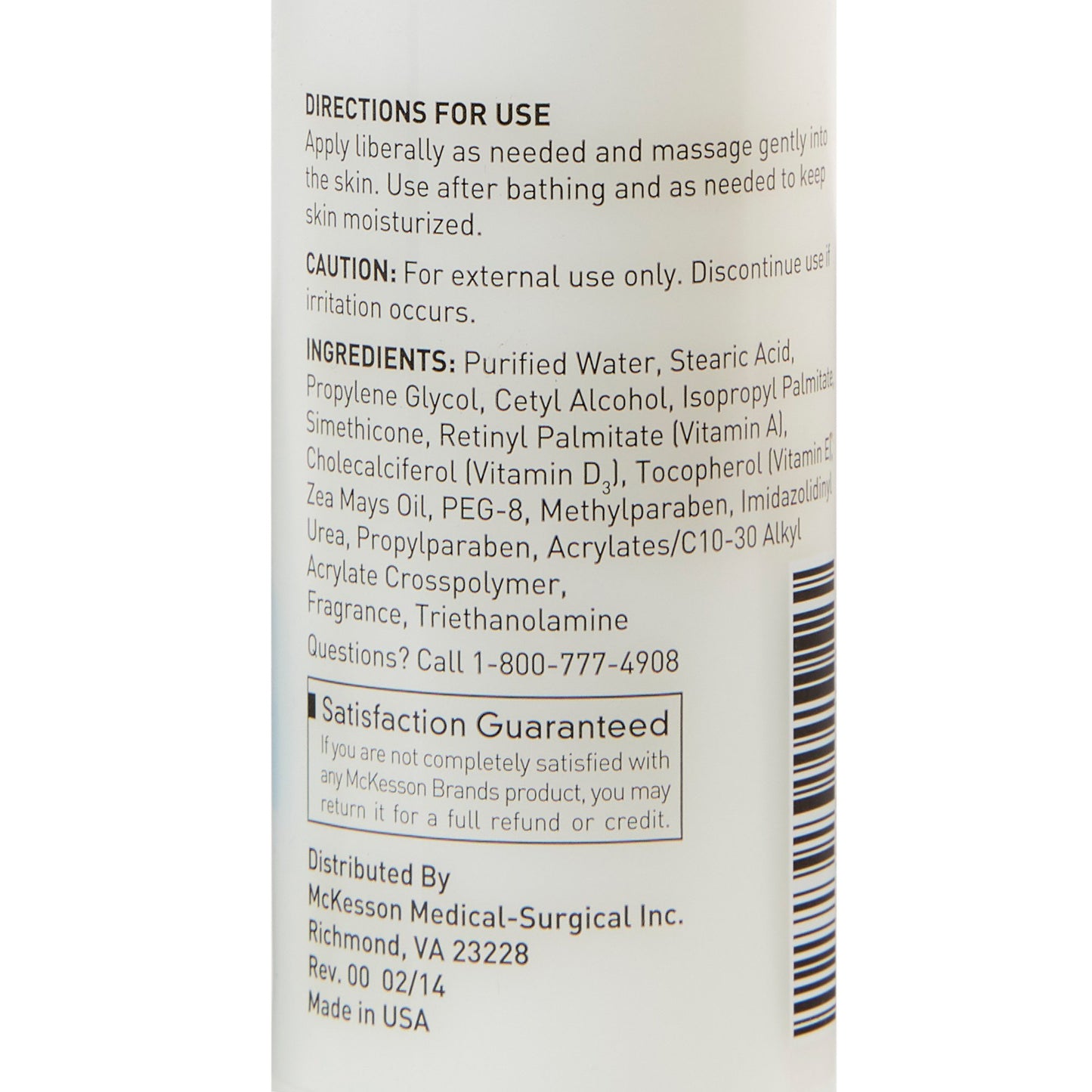 McKesson Moisturizing Body Lotion, 4 oz. Bottle 53-1351-4