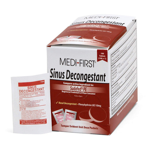 Medi-First® Phenylephrine Sinus Relief 80933