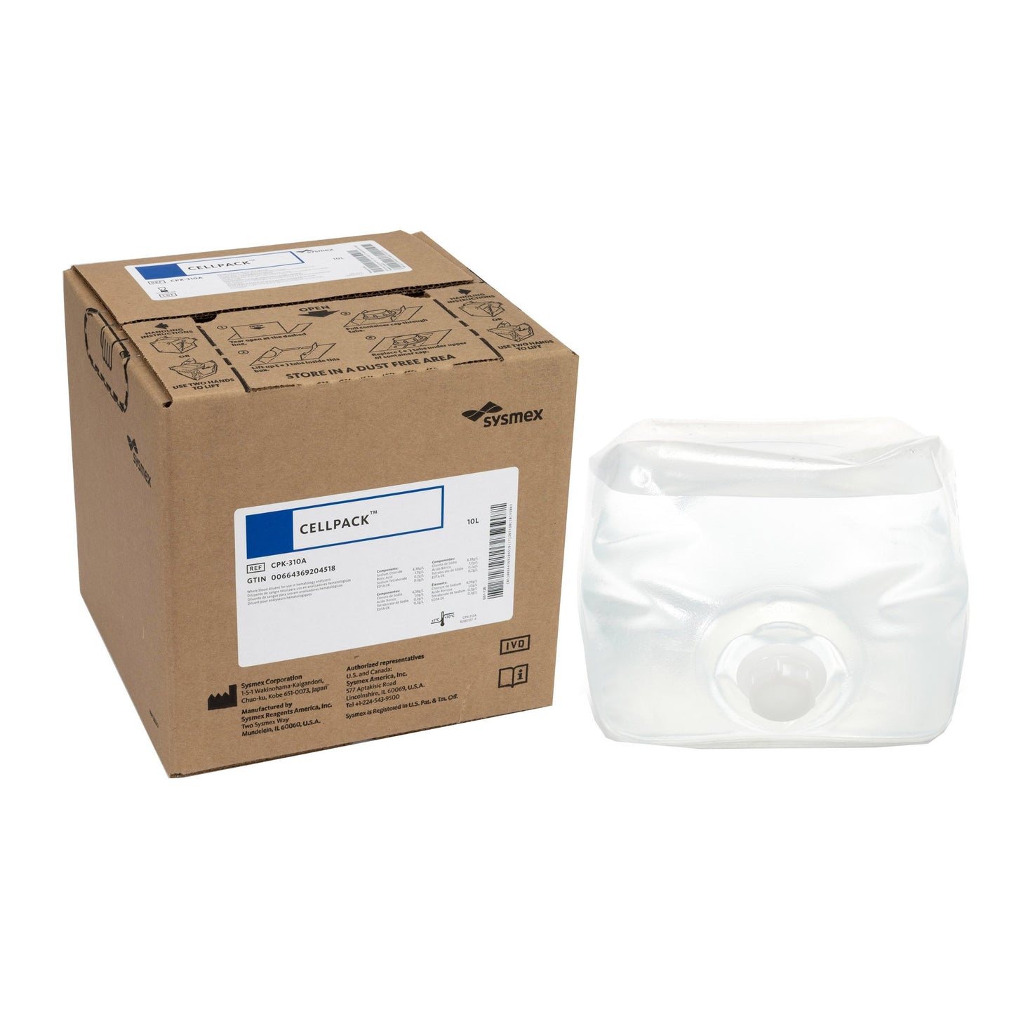 Cellpack® Hematology Reagent Diluent, Hematology test CPK-310A