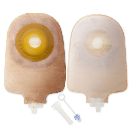 Urostomy Pouch Premier™ One-Piece System 9 Inch Length Pre-Cut 1-3/4 Inch Stoma Drainable - 8489