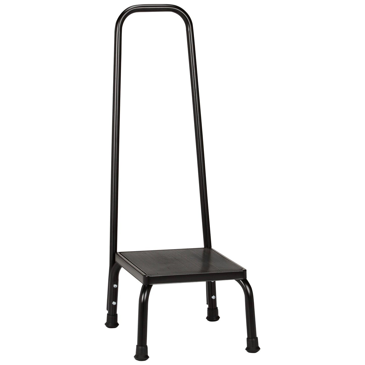 Step Stool with Handrail McKesson 1 Step Powder Coated Steel Frame 8-3/4 Inch Step Height - 81-11220