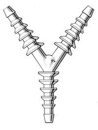 Busse Hospital Disposables Busse Hospital Disposables Tubing Connector 509, Case of 120