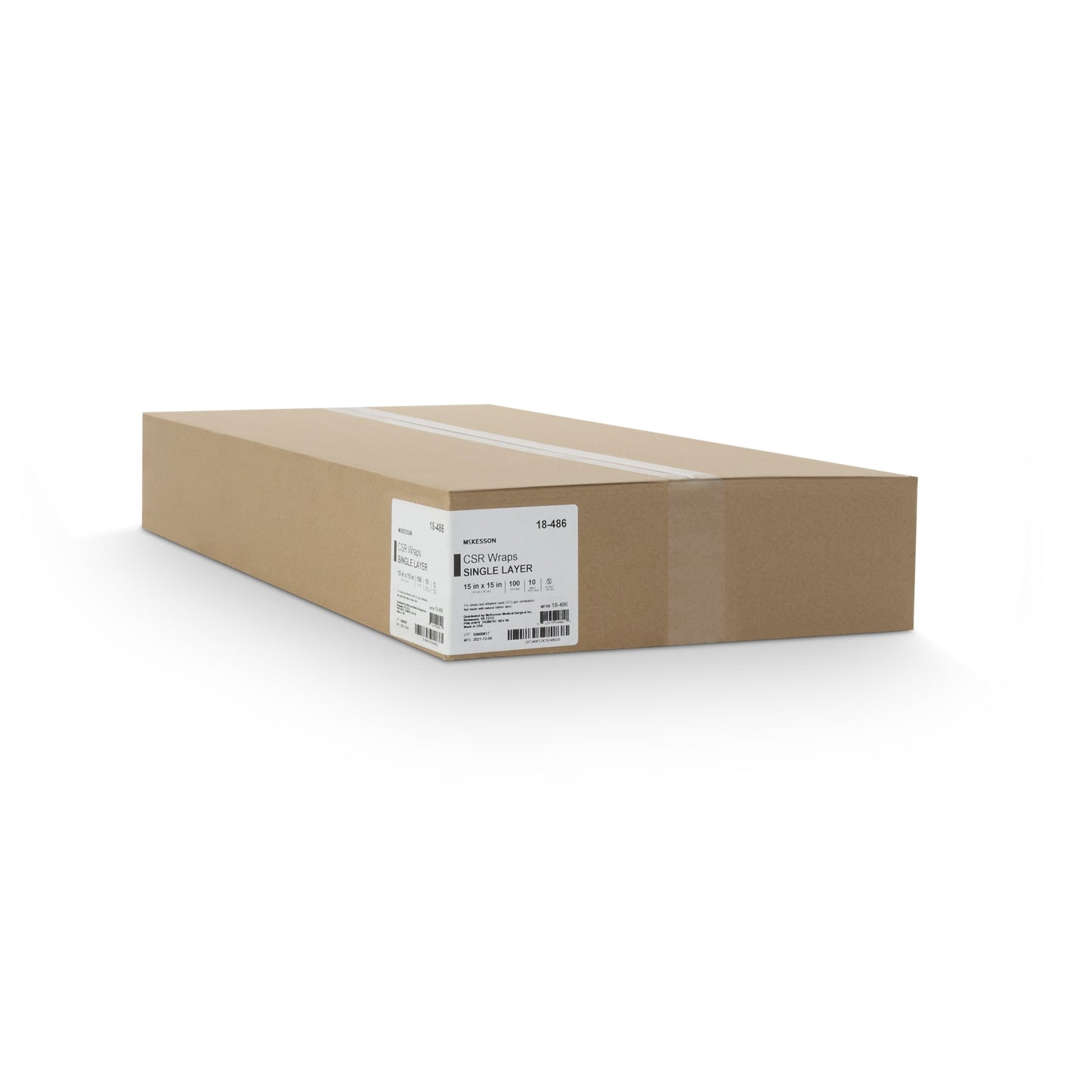 McKesson Single Layer Sterilization Wrap, 15 x 15 Inch 18-486